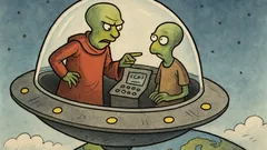 Vtip: Náčelník mimozemšťanů říká sluhovi