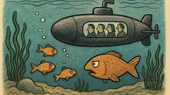 Vtip: Plavou rybičky v moři...