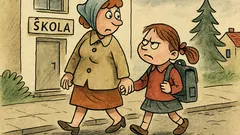 Vtip: Anička se vrací domů ze školy
