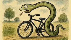 Vtip: Had jede na kole...