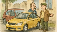 Vtip: Koukám, sousede, nové auto?