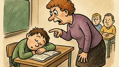 Vtip: Ve škole učitelka budí Pepíčka