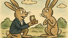 Vtip: Co dá králík králičici k zásnubám?