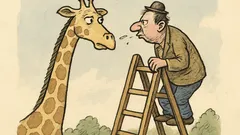 Vtip: Co udělá žirafa, když plivneš?