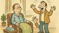 Vtip: „Dnes nepřijdu, jsem nemocný…“