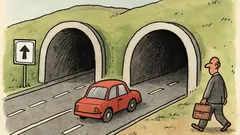 Vtip: Tunel Blanka má tři východy