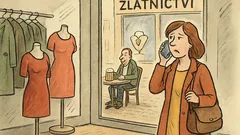 Vtip: Manžel zmizí při velkých nákupech