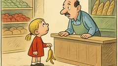 Vtip: Přijde holčička se slupkou od banánu