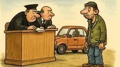 Vtip: Obžalovaný, proč jste vykrádal auta?