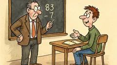 Vtip: Profesor: Kolikrát odečíst 7?