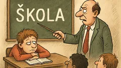 Vtip: Jak vzniklo slovo škola?