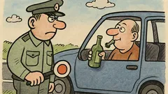 Vtip: Policajt zastaví řidiče: „Pijete?“