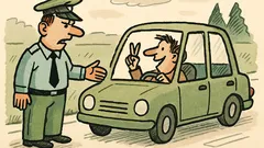 Vtip: Zastavil mě policista a řekl: „Papíry…“