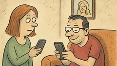 Vtip: Píšu s nejkrásnější ženou světa