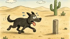 Vtip: Běží takhle pes po poušti a říká