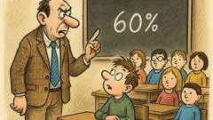 Vtip: Pan učitel hlásí, 60 % propadá
