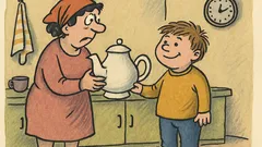 Vtip: Koupím ti, mami, konvici…