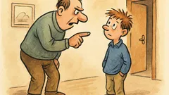 Vtip: Otec na syna: Ukaž žákovskou knížku!