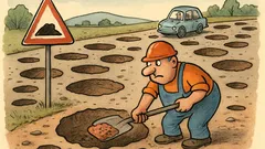 Vtip: Rozbitá silnice? Samá jáma!