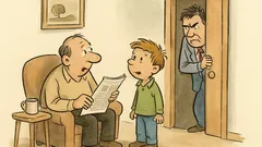 Vtip: Táta se ptá: Co ve škole?