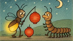 Vtip: Co vznikne spojením světlušky a stonožky?