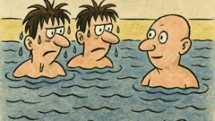 Vtip: Tři muži skočí do vody…