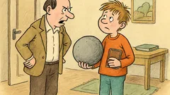 Vtip: „Synu, kdy opravíš kouli z matiky?“