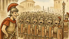 Vtip: Jak se směje 490 římských vojáků?