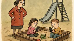 Vtip: Paní, nebojíte se, že děti utečou?