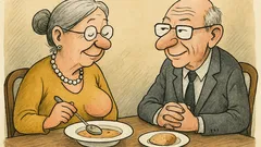Vtip: Manželský pár slaví zlatou svatbu