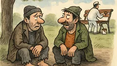 Vtip: Stěžuje si bezdomovec bezdomovci