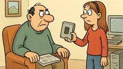 Vtip: Tati, koupíš mi nový hard disk?