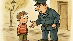 Vtip: Pepíček se ztratí a policista zbledne