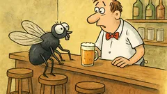 Vtip: Vletí do baru moucha bzučivka…