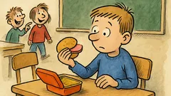 Vtip: Pepíček ve škole skloňuje svačinu