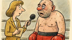 Vtip: Reportérka po zápase zpovídá boxera…