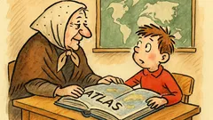 Vtip: Babička dá Pepíčkovi atlas