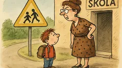 Vtip: Pepíček přijde pozdě do školy