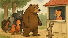 Vtip: V lese je obrovská fronta...