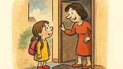 Vtip: Evička jde domů z náboženství...