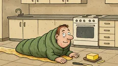 Vtip: Když se nudím, kloužu po kuchyni